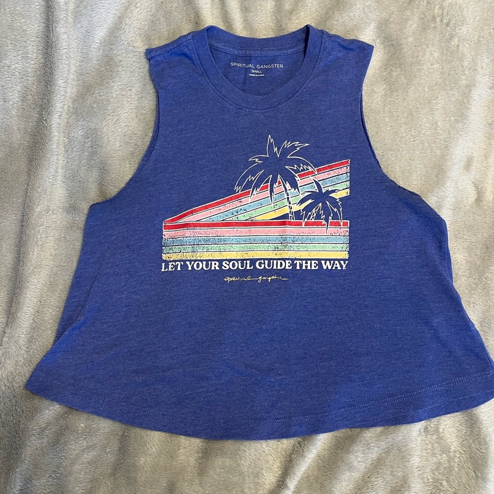 Spiritual gangster crop tank